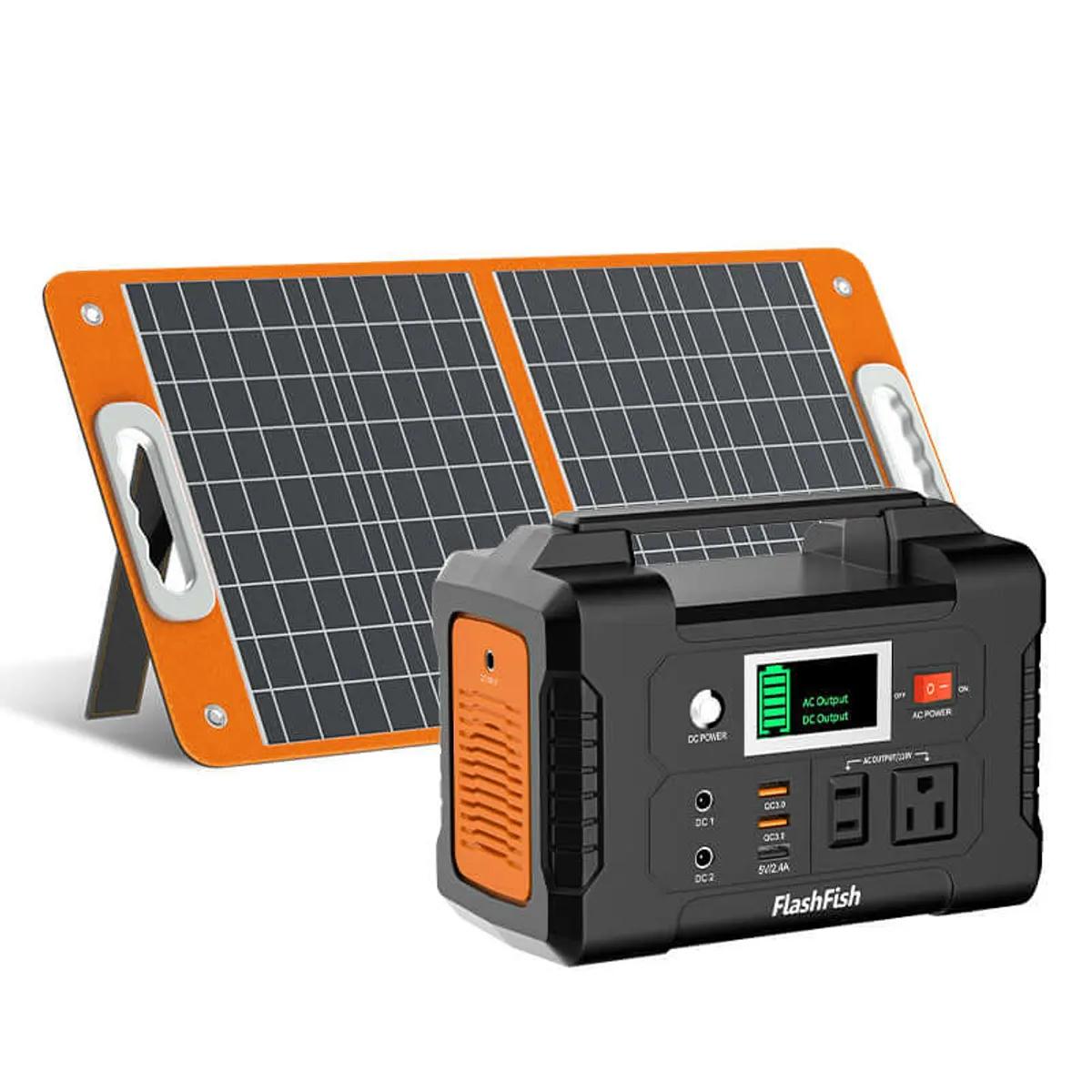 Station Portable 200W + Panneau Solaire 60W